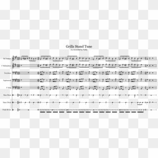 Grillz Stand Tune Sheet Music 1 Of 1 Pages - Sheet Music, HD Png Download
