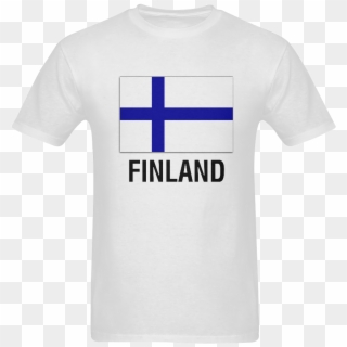 Finnish Flag Text Finland 2 Sunny Men's T-shirt (model - Go Natural, HD Png Download