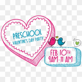 Preschool Valentine Party - Valentines Day Party Preschool, HD Png Download