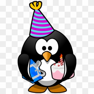 Birthday Penguin Clipart - Birthday Penguin Clip Art, HD Png Download