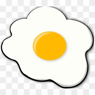 Drawing Egg Sunny Side Up - Sunny Side Up Eggs Clipart, HD Png Download