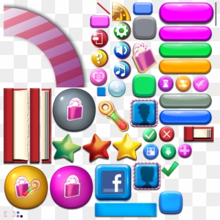 Candy Crush Saga - Candy Crush Candy Icons, HD Png Download