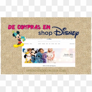 De Compras Para Peques En La Shop Disney - Disney, HD Png Download