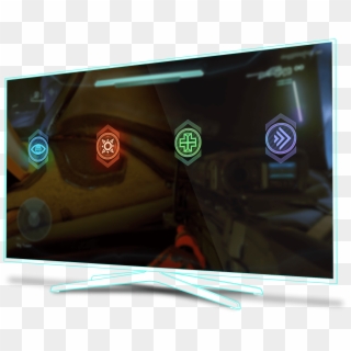 Halo 5 Power Up Iconography - Display Device, HD Png Download