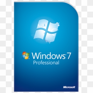 Windows7-professional - Microsoft Windows 7 Pro, HD Png Download