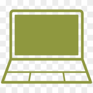 Breaking Down Computers - Green Laptop Icon Png, Transparent Png