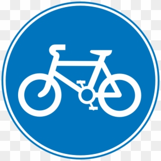 Picture Transparent Road Signs Clip Art At Clker Com - Route To Be Used By Pedal Cycles Only, HD Png Download
