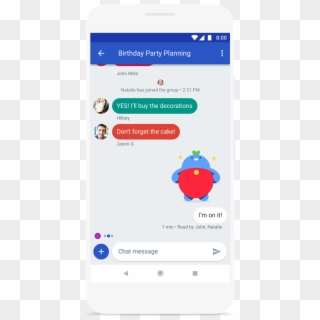 I Use Hangouts To Communicate With My Family, Because - Google Chat Messaging Service, HD Png Download