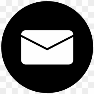Email Black Button Png, Transparent Png