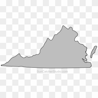 Virginia Outline Png - Virginia State Outline Png, Transparent Png
