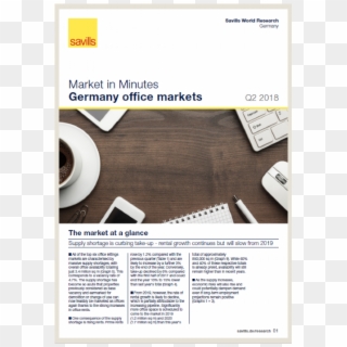 Market In Minutes Germany Office Markets Q2 - Flyer, HD Png Download