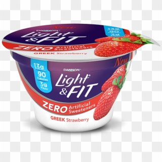 Free Dannon Light & Fit Greek Zero Yogurt At Giant - Dannon Light And Fit Zero, HD Png Download