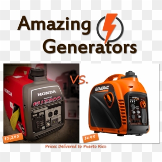 Portable Inverter Generator Review - Generac Generator, HD Png Download