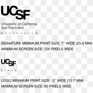 Ucsf Logo Minimum Size - Ucsf Benioff Children's Hospital, HD Png Download