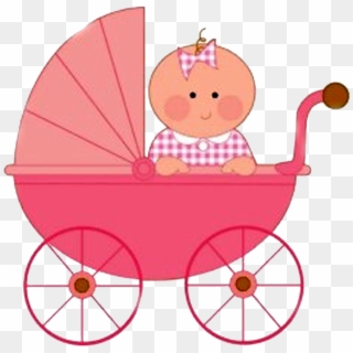 Baby In Stroller , Png Download - Baby Girl In Stroller, Transparent Png