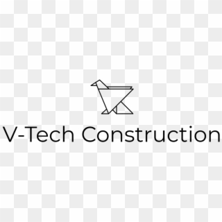 V Tech Construction Logo - Line Art, HD Png Download