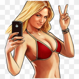 Grand Theft Auto V - Gta Girl Png, Transparent Png