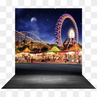 3 Dimensional View Of - Amusement Park, HD Png Download