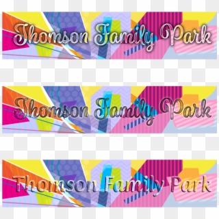 I Based The Background On The Mural In The Park, I - Graphic Design, HD Png Download