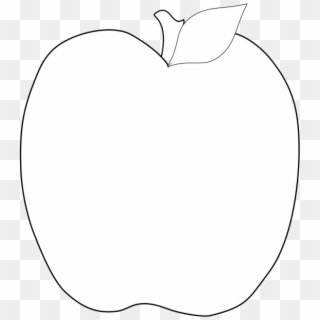 Apple Leaf Template - Apple, HD Png Download