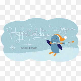 Happy Holiday Card - Cartoon, HD Png Download