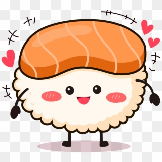 Sushi Expression Happy Japanese Png And Vector Image, Transparent Png