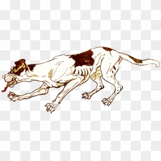 This Free Icons Png Design Of Skinny Hound - Illustration, Transparent Png
