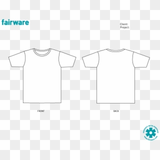 Unisex T-shirt Design Template - T Shirt Template, HD Png Download