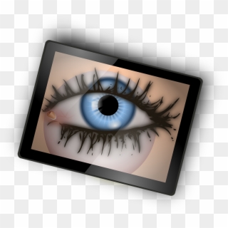Looking View Eye Frame Border Picture Image - Clip Art, HD Png Download