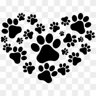 Heart Of Paws White, HD Png Download