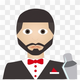 Emoji Hospitality Leaders Barkeeper - Manager Emoji, HD Png Download