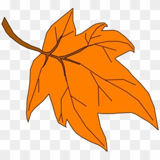 Fall Leaf Clip Art - Cartoon Autumn Leaf Png, Transparent Png