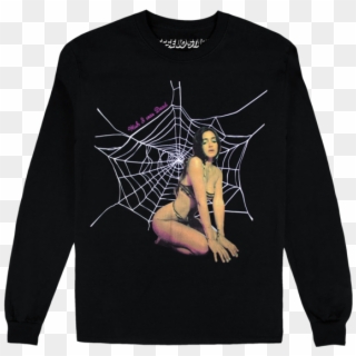 Spider Web Longsleeve T-shirt - Web Tee, HD Png Download