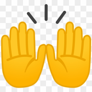 Download Svg Download Png - Raised Hands Emoji, Transparent Png
