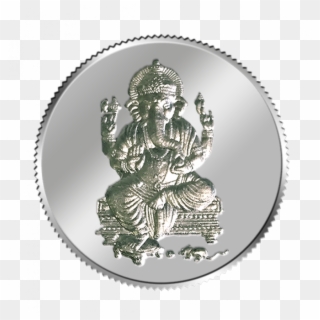 More Views - Silver Lakshmi Coin, HD Png Download