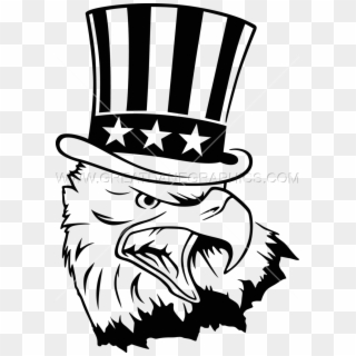 Uncle Sam Clipart Head - Uncle Sam Clipart Black And White, HD Png Download