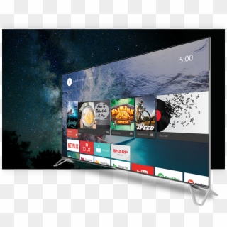 Entertainment Tailored For You - Sharp Aquos Tv, HD Png Download