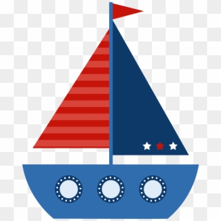 Sailing Ship Clipart Blue Baby - Sailboat Clipart Png, Transparent Png