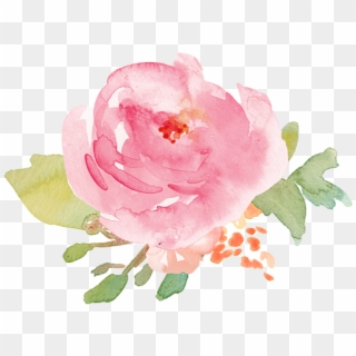 Twist Me Pretty - Roses Pink Watercolor Png, Transparent Png