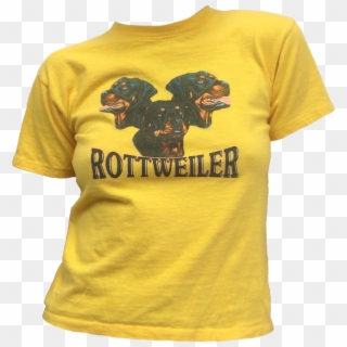 Yellow Rottweiler Shirt Polyvore Moodboard Filler Aesthetic, HD Png Download