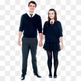 Love Couple Royalty-free Png Photo - School Uniform Png High School, Transparent Png