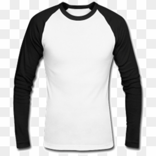 Men's Long Sleeve T-shirt - Full T Shirt Plain, HD Png Download