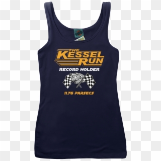 Star Wars Inspired Kessell Run Millennium Falcon T-shirt, HD Png Download