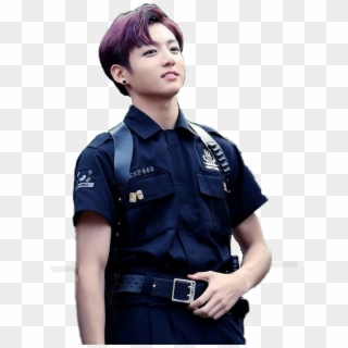 Report Abuse - Jungkook In Police Uniform, HD Png Download