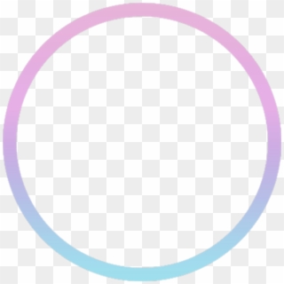 Outline Circle Pastel Sticker By Nwright8513 - Circle, HD Png Download