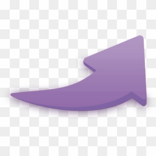 Arrow Purple - Curved Arrow Purple Png, Transparent Png