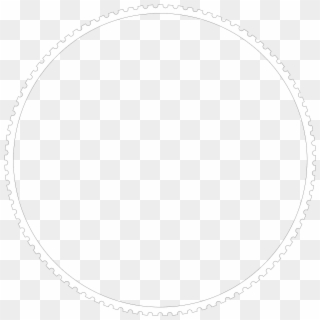 White Circle Outline Transparent - White Circle Border Png, Png Download