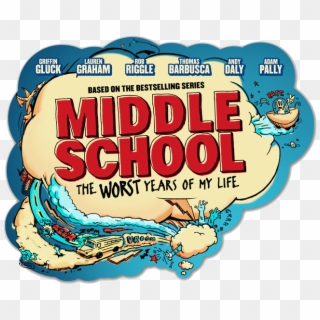 Middle School Bubble - Middle School The Worst Years Of My Life Logo, HD Png Download