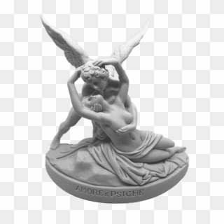 Amore E Psiche, Cupid And Psyche - Statue, HD Png Download