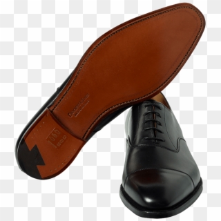 Crockett & Jones Hallam Black Leather - Slip-on Shoe, HD Png Download